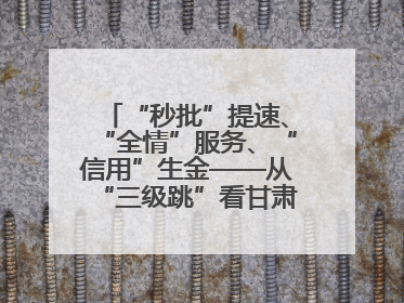 “秒批”提速、“全情”服务、“信用”生金——从“三级跳”看甘肃玉门市优化营商环境的进阶之路