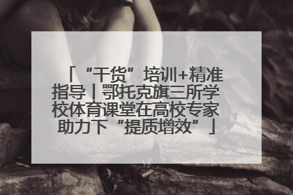 “干货”培训+精准指导丨鄂托克旗三所学校体育课堂在高校专家助力下“提质增效”