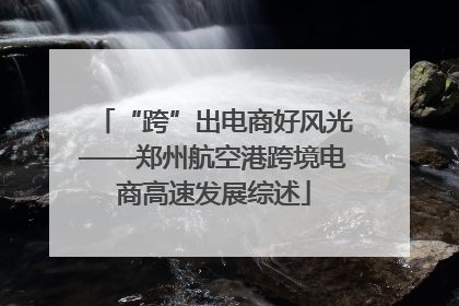 “跨”出电商好风光——郑州航空港跨境电商高速发展综述
