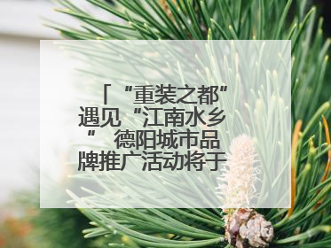 “重装之都”遇见“江南水乡” 德阳城市品牌推广活动将于无锡拉开帷幕