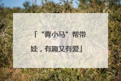 “青小马”帮带娃，有趣又有爱
