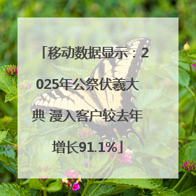 移动数据显示：2025年公祭伏羲大典 漫入客户较去年增长91.1%