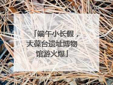 端午小长假，大葆台遗址博物馆游火爆