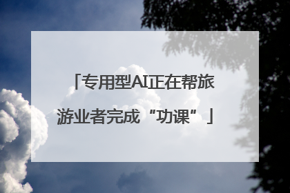 专用型AI正在帮旅游业者完成“功课”