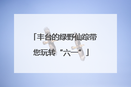 丰台的绿野仙踪带您玩转“六一”