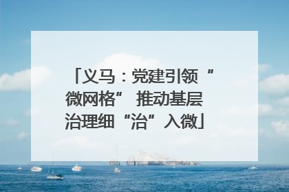 义马：党建引领“微网格” 推动基层治理细“治”入微