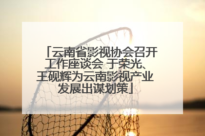 云南省影视协会召开工作座谈会 于荣光、王砚辉为云南影视产业发展出谋划策