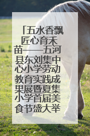 五水香飘 匠心育禾苗——五河县东刘集中心小学劳动教育实践成果展暨夏集小学首届美食节盛大举行