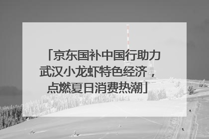 京东国补中国行助力武汉小龙虾特色经济，点燃夏日消费热潮