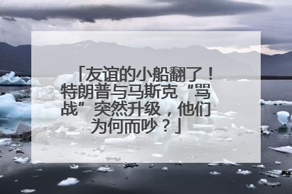 友谊的小船翻了！特朗普与马斯克“骂战”突然升级，他们为何而吵？