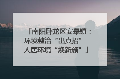 南阳卧龙区安皋镇：环境整治“出真招” 人居环境“焕新颜”