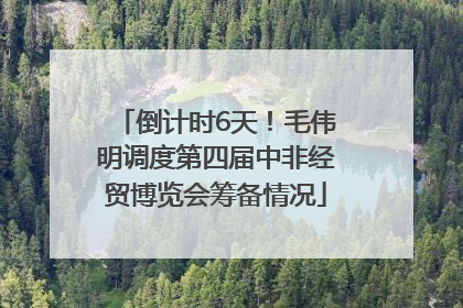 倒计时6天！毛伟明调度第四届中非经贸博览会筹备情况