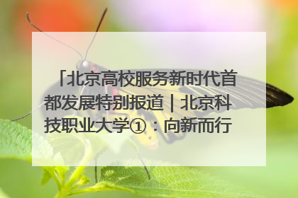 北京高校服务新时代首都发展特别报道｜北京科技职业大学①：向新而行，为首都低空经济发展提供“即战力”