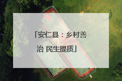 安仁县：乡村善治 民生提质
