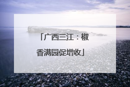 广西三江：椒香满园促增收