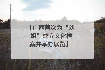 广西首次为“刘三姐”建立文化档案并举办展览