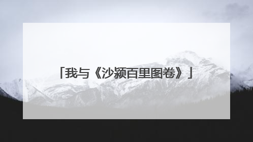 我与《沙颍百里图卷》