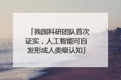 我国科研团队首次证实，人工智能可自发形成人类级认知