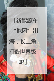 新能源车“抱团”出海，长三角打造世界级IP