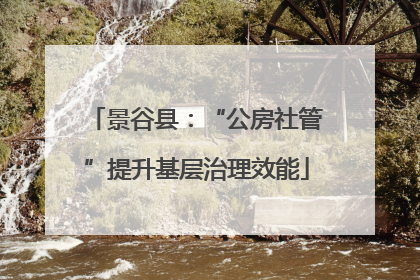景谷县：“公房社管”提升基层治理效能