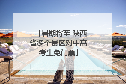 暑期将至 陕西省多个景区对中高考生免门票