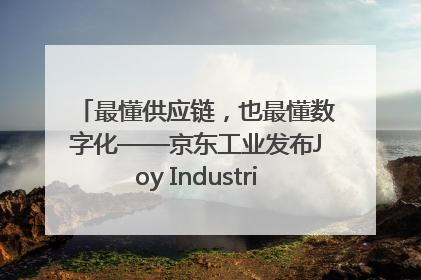 最懂供应链，也最懂数字化——京东工业发布Joy Industrial 重塑工业未来