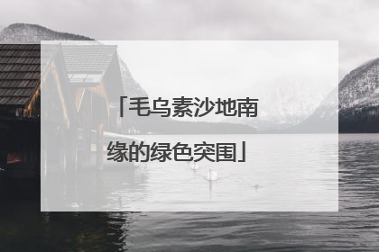 毛乌素沙地南缘的绿色突围