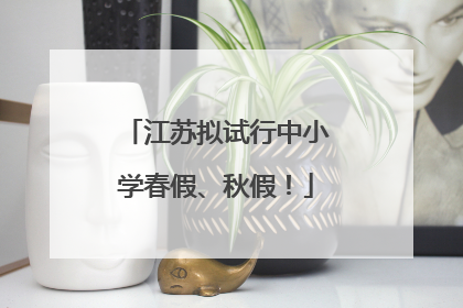 江苏拟试行中小学春假、秋假！
