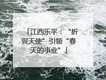 江西乐平：“折翼天使”引领“春天的事业”
