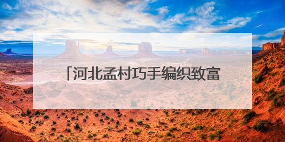 河北孟村巧手编织致富梦 技能下乡助增收