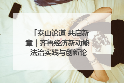 泰山论道 共启新章｜齐鲁经济新动能 法治实践与创新论坛成功举办
