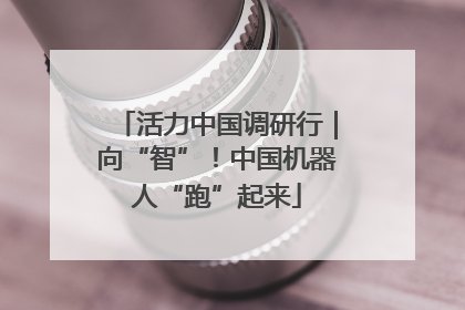 活力中国调研行｜向“智”！中国机器人“跑”起来