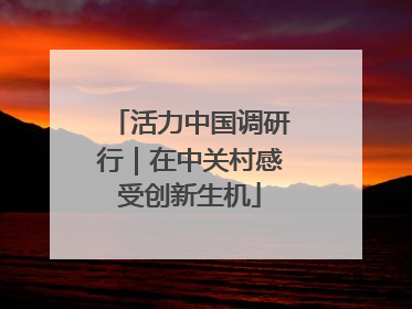 活力中国调研行｜在中关村感受创新生机