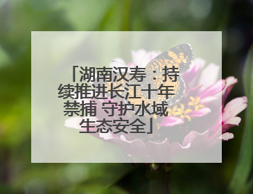湖南汉寿：持续推进长江十年禁捕 守护水域生态安全