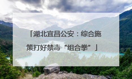 湖北宜昌公安：综合施策打好禁毒“组合拳”