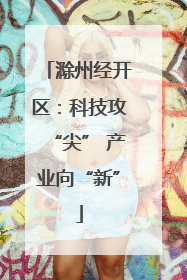 滁州经开区：科技攻“尖” 产业向“新”