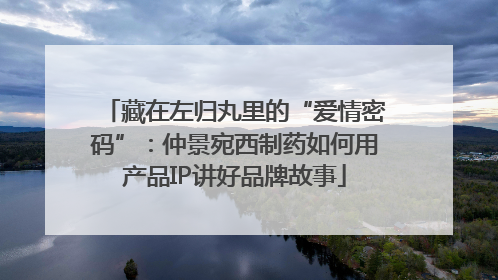 藏在左归丸里的“爱情密码”：仲景宛西制药如何用产品IP讲好品牌故事