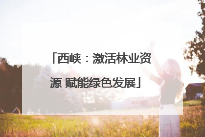 西峡：激活林业资源 赋能绿色发展