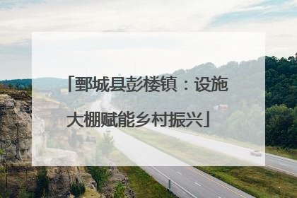 鄄城县彭楼镇：设施大棚赋能乡村振兴