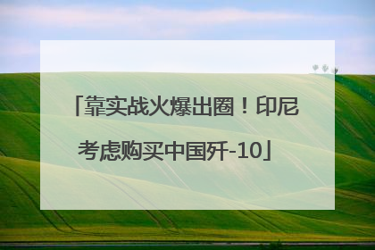 靠实战火爆出圈！印尼考虑购买中国歼-10
