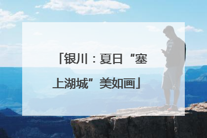 银川：夏日“塞上湖城”美如画
