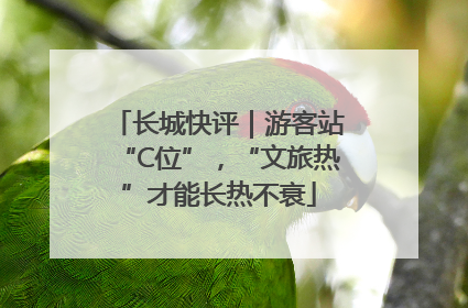 长城快评｜游客站“C位”，“文旅热”才能长热不衰