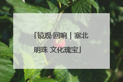镜观·回响｜塞北明珠 文化瑰宝
