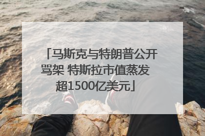 马斯克与特朗普公开骂架 特斯拉市值蒸发超1500亿美元