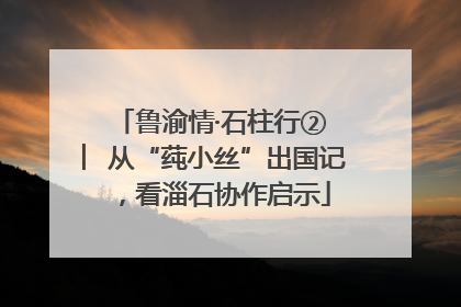鲁渝情·石柱行② ︳从“莼小丝”出国记，看淄石协作启示
