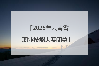 2025年云南省职业技能大赛闭幕