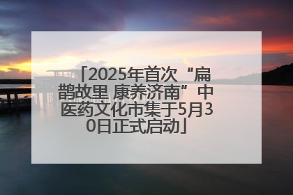 2025年首次“扁鹊故里 康养济南”中医药文化市集于5月30日正式启动